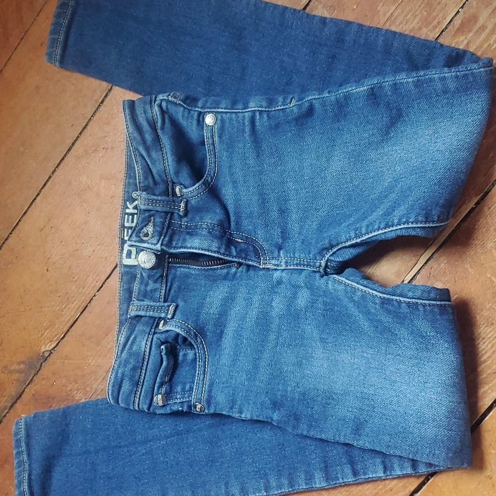 Peek Dungarees Girls size 8 blue jeans
